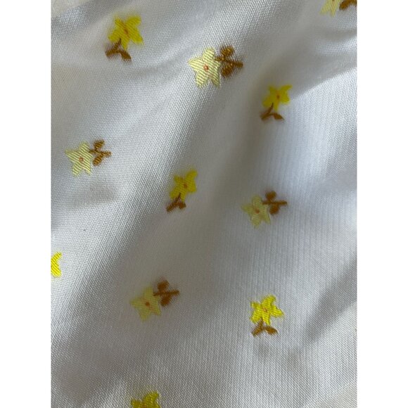 NEW! Stine Goya M Tulula Embroidered Daisy Midi Dress Open Back White Yellow - Picture 8 of 12